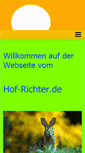 Mobile Screenshot of ferienappartement-hof-richter.de